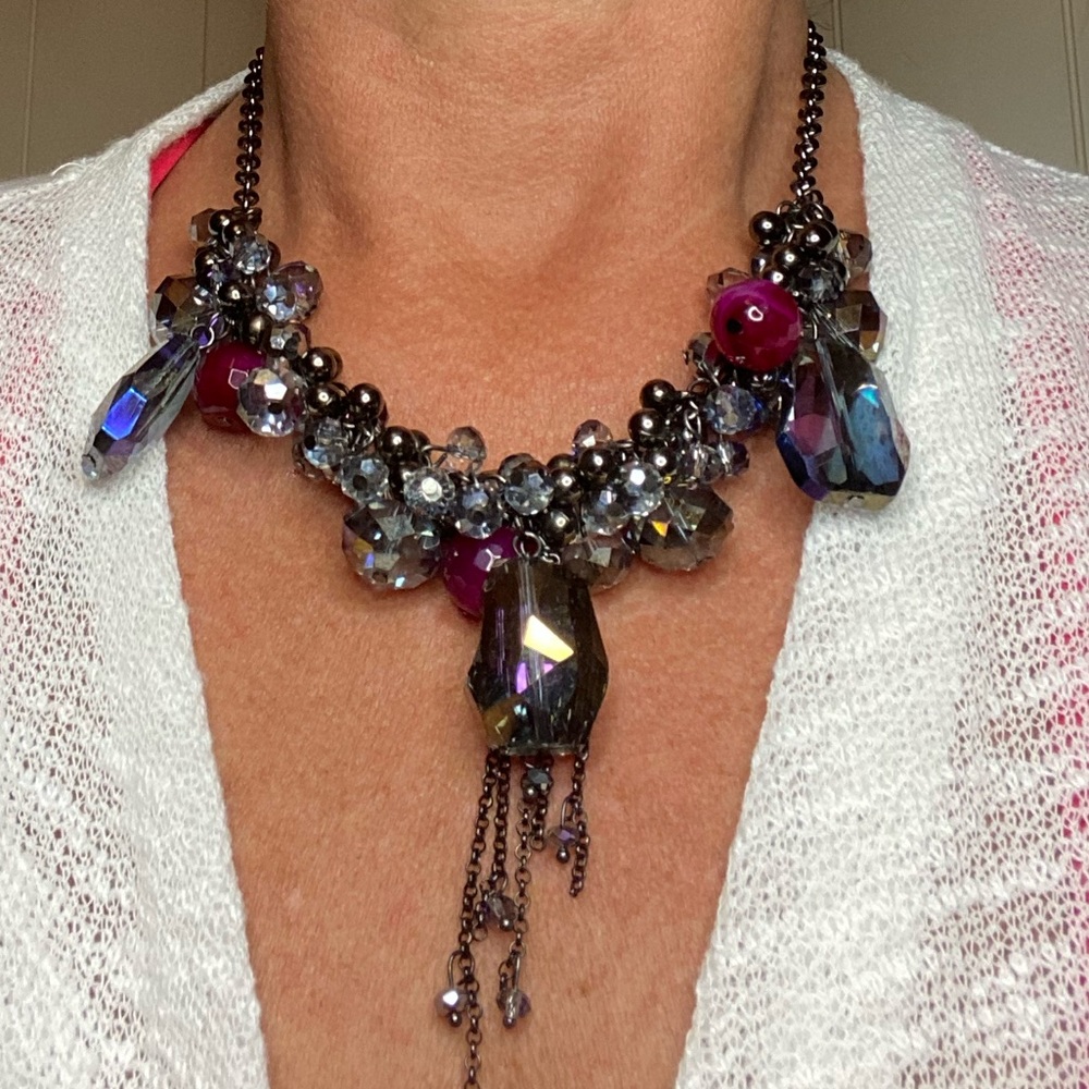 Funky, chunky necklace